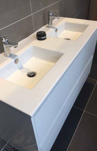 Rénovation d'une salle de bains dans le centre de Nantes (44)