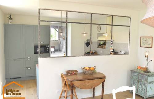 pose verrière dans une cuisine 