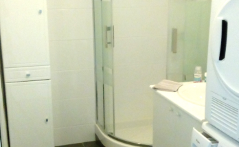 Remplacement de la baignoire par une grande douche 