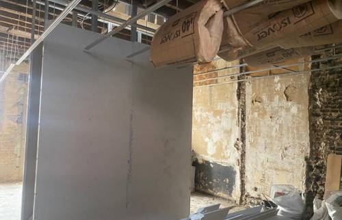 Avant : les travaux étaient très conséquents