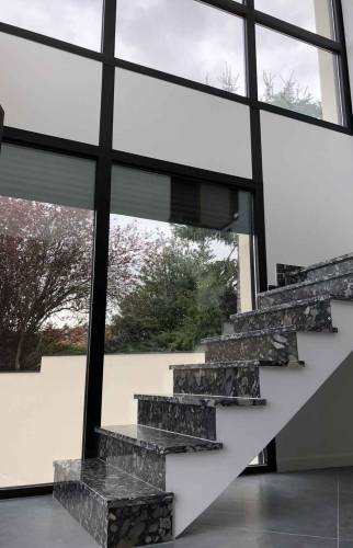 Escalier sur mesure en pierre naturelle