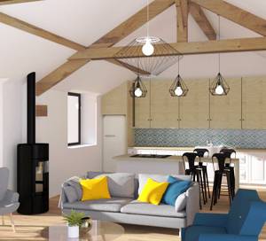 Rénovation complète d'une grange - Ornella CORALLO - La Maison Des Architectes 