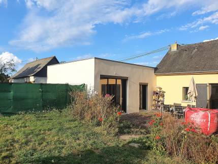 Réalisation d'un agrandissement de maison proche Saint-Malo