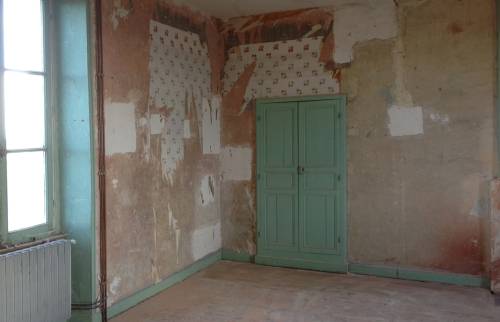 Mur avant rénovation