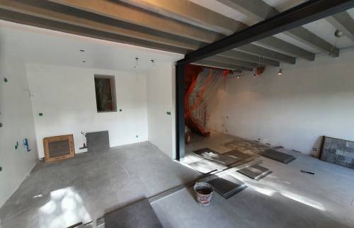 Rénovation maison en pleine action