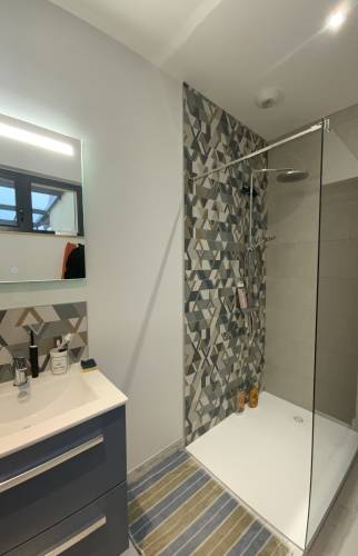 Douche après