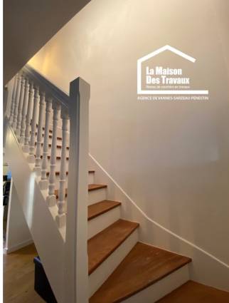 La Maison des Travaux Vannes rénovation escalier ancien 56