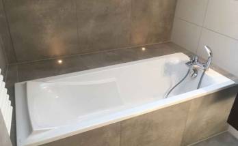 Baignoire et spots à Saint Louis