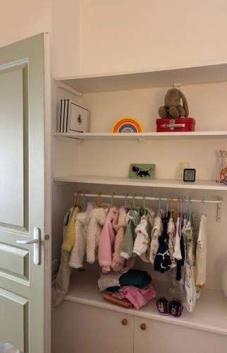 chambre bébé avec verrière à Paris 17