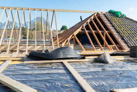 Surélévation de toiture à Oullins