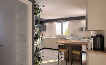 Conception des plans 3D cuisine Lempdes 