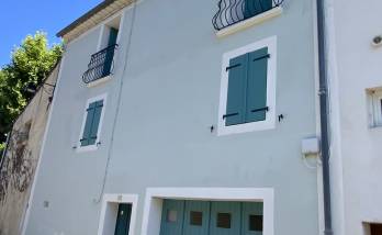 Façade aprés rénovation en centre ville d'Alés 30100