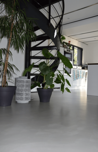 Réalisation d’un béton ciré