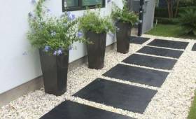 allée de jardin béton