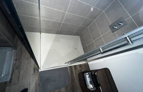 Bac de douche après