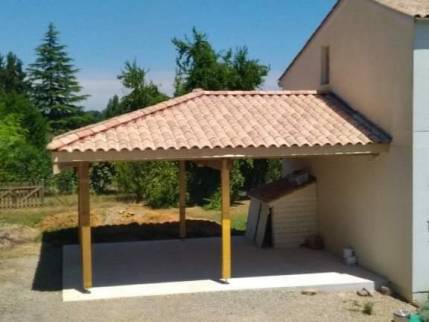 Aménagement de carport