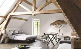 aménagement d'une chambre mansardée