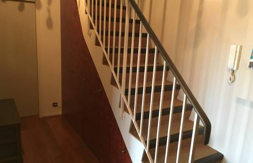 Avant et après réno escalier Valdahon