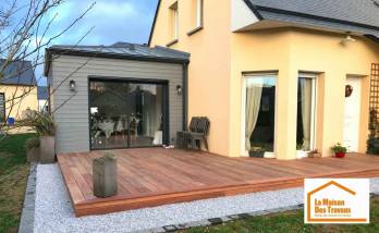 Création d'une extension de 20 m² sur Saint-Martin-le-Bouillant 50800