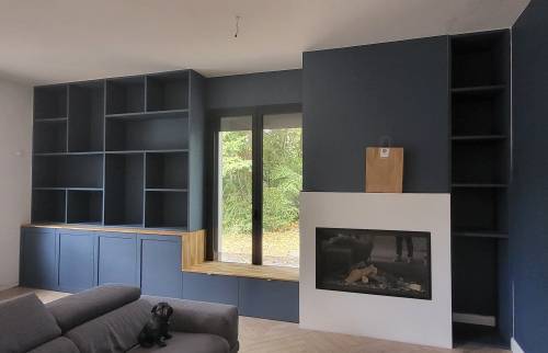 Rénovation d’une maison à Vinay salon 2