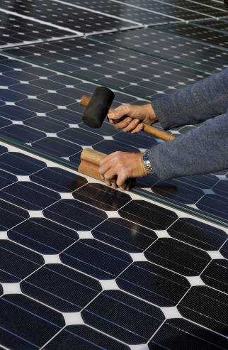 Installation de panneaux photovoltaïques Bischwiller