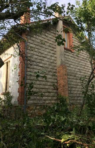 Pignon avant ravalement - Pontoise