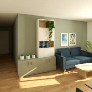 Optimisation sur plan d'un T3 neuf - Arline Firenk - La Maison Des Architectes