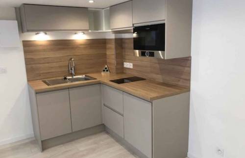 Rénovation d'une cuisine dans un appartement d'une résidence secondaire à Deauville