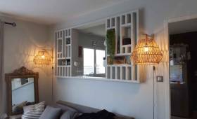 Claustra : salon/séjour