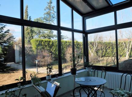 Réalisation d'une Véranda pour création d'un atelier de peinture - Ouest Lyonnais