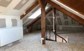 Aménagement des combles d'une maison à Deauville