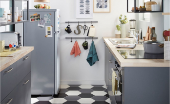 Cuisine tendance chic moins de 10m2 Terrazzo