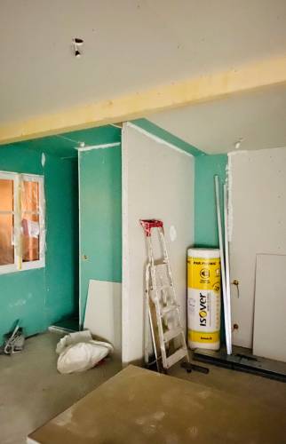 Création de l'espaces salle d'eau dans la suite parentale - Maisons Laffitte