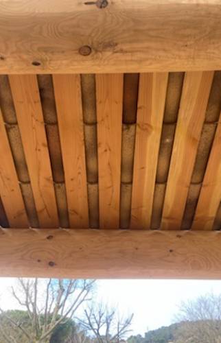 Abris de piscine en bois 