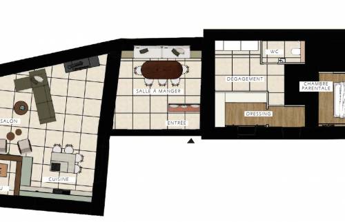 Plan du futur aménagement