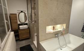 Salle de bain après rénovation (Brunoy 91800)