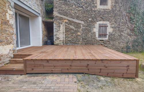 Construction d’une terrasse bois proche de Libourne
