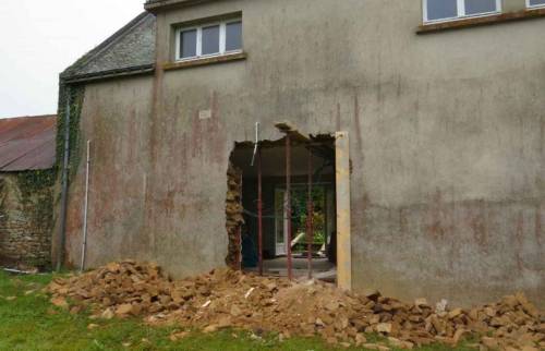 Ouverture mur porteur extérieur - Caudan (56850)