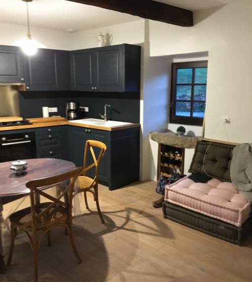 une jolie rénovation pour cet appartement chambre d'hôte