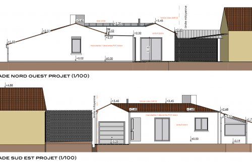 Extension de maison de 60 m² à Pont-Saint-Martin - Plan de la maison