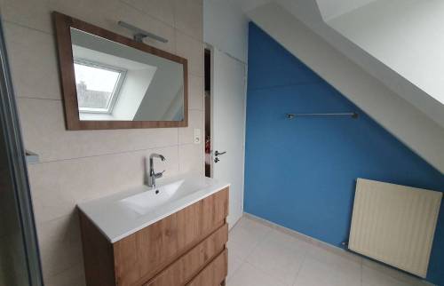 Salle d’eau contemporaine terminée à Vitré