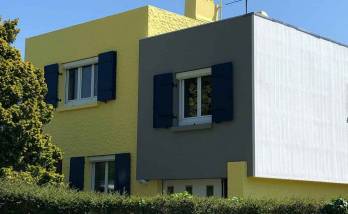 Revêtement extérieur coloré et original - Larmor-Plage (56260)