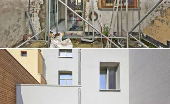 Agrandissement et création d'une terrasse,  réalisé à Genay (69730) 