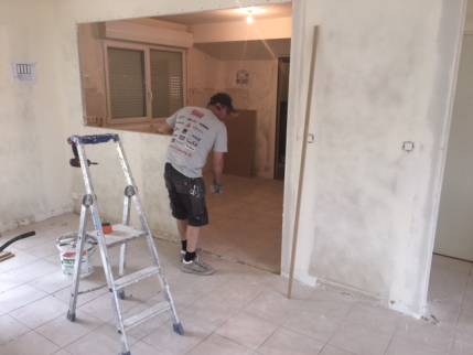 Ouverture de cloison pour pose de verrière d'atelier - Nantes 44