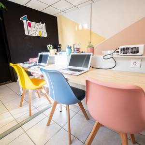 Décoration d'une agence de communication - PASSIN (38) - Florian Carret - La Maison Des Architectes