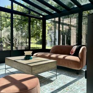 Belle luminosité dans la véranda 