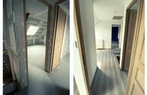 Réfection des cloisons intérieures et du revêtement de sol