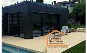 Extension de la maison très moderne et contemporaine 