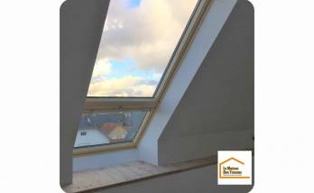 Pose d'un Velux cabrio à Saint Pair sur Mer (50380).