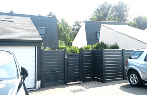 clôture et portillon